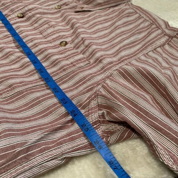 Cabelas Chambray Mens Short Sleeve Button Down Mens Shirt Size XL - Picture 4 of 5